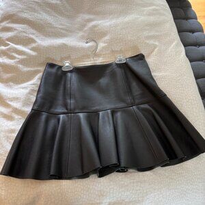 Ralph Lauren Leather Miniskirt
